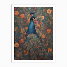 Peacock Art Print