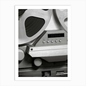 Reel to Reel Vintage Tape Recorder Art Print