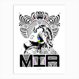 M.I.A. Illustration Art Print