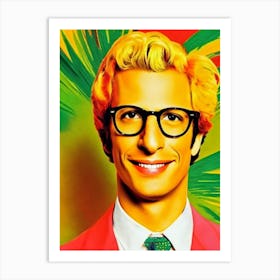 Andy Samberg Colourful Pop Movies Art Movies Art Print