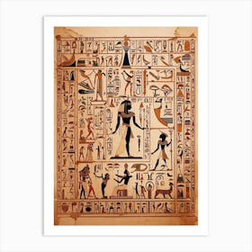 Egyptian Art 1 Art Print