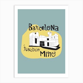 Miro Barcelona Art Print