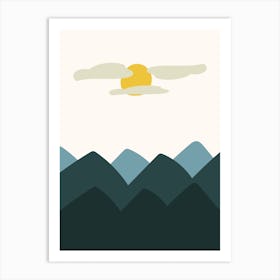 Mountain Landscape Art Print