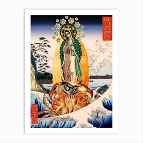 Virgin Of the Crab Art Print