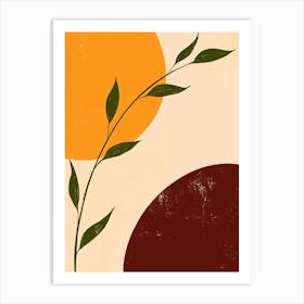 Abstract Leaf Art Print