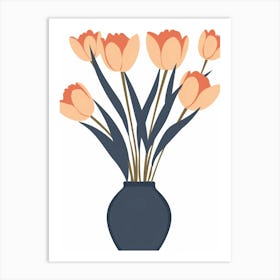 Tulips In A Vase 4 Art Print