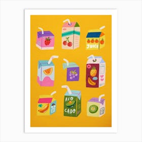 Juice Boxes 2 Art Print