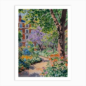 Chelsea Physic Garden London Parks Garden 5 Painting Art Print