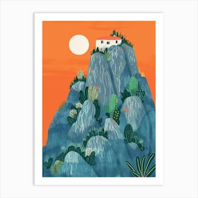 House On The Mountain 3 Art Print