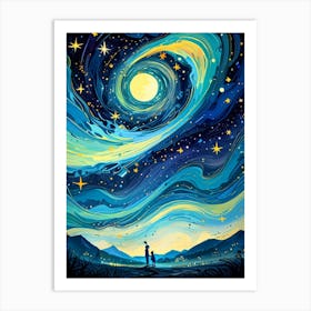 Starry Night 79 Art Print