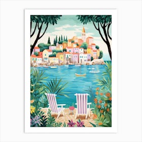 Rovinj Croatia 3 Illustration Art Print