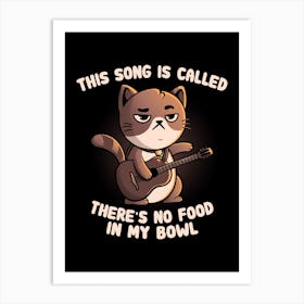 Cat Song Art Print