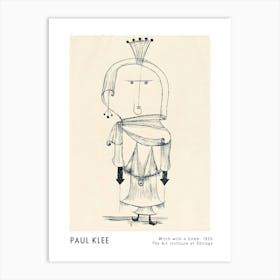 Paul Klee Woman In A Crown Art Print