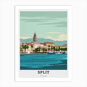 Split Croatia Travel Art Print