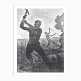 The Wreckers (Les Démolisseurs) (1896), Paul Signac Art Print