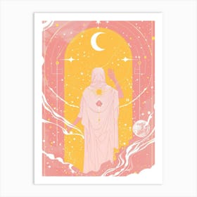 Shaman univers door Art Print