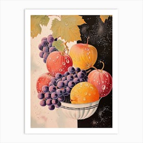 Art Deco Fruit Bowl 2 Art Print