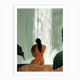 Hawaiian Waterfall Art Print