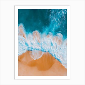 Aerial View Of The Ocean 2 Art Print