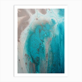 Coral Sea Flow1 3 Art Print