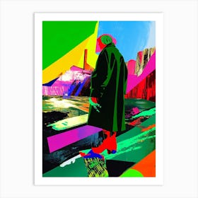 'The Man In The Coat' Art Print