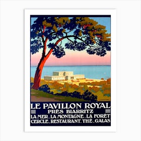 France, Le Pavillon Royal, Biarritz Art Print