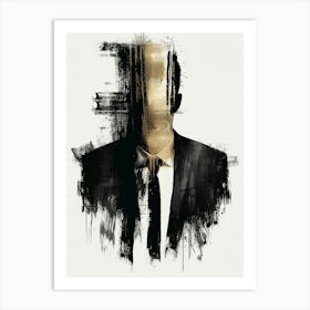 Man In A Suit 1 Art Print