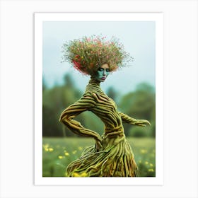 "Tree Woman: Nature's Masterpiece" Art Print