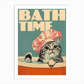 Bath Time Art Print