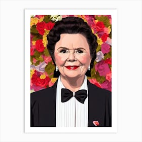 Imelda Staunton Illustration Movies Art Print