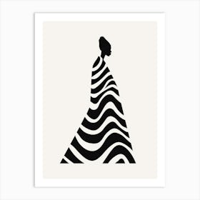 Silhouette Of A Woman 89 Art Print