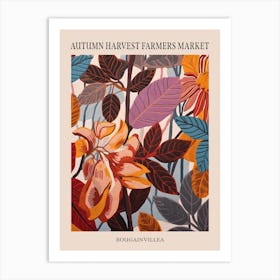 Fall Botanicals Bougainvillea 2 Poster Art Print