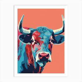 Bull Art 1 Art Print