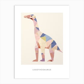 Nursery Dinosaur Art Lesothosaurus 2 Poster Art Print