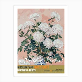 A World Of Flowers, Van Gogh Exhibition Chrysanthemum 1 Art Print