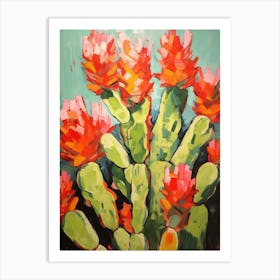 Cactus Painting Trichocereus 3 Art Print