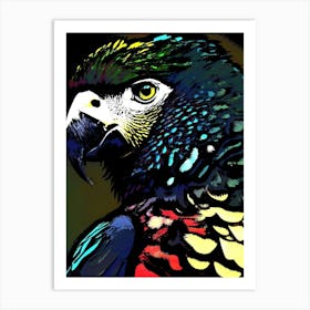 Colorful Parrot Art Print