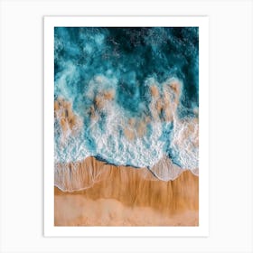 Aerial View Of The Ocean 6 Art Print