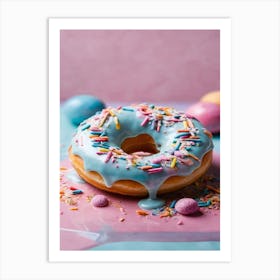 Easter Donuts Art Print