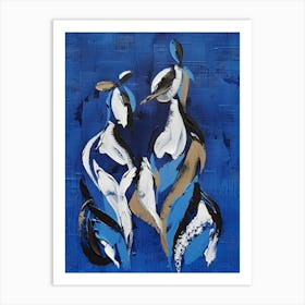 Two Birds By Sanjay Shankar Art Print