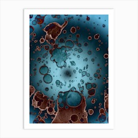 Abstraction Of Rain In Space 1 Art Print