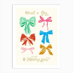 Bows And Bows Art Print