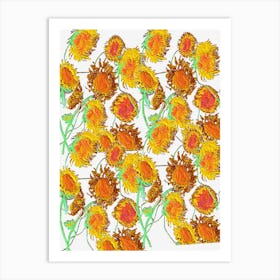 Sunflowers 3 Art Print