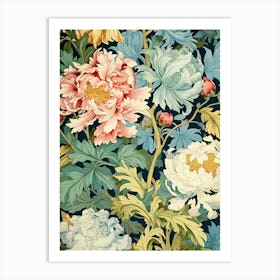 Floral Wallpaper 77 Art Print