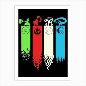 avatar the last airbender 4 Art Print