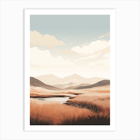 Cairngorms National Park Scotland 1 Hiking Trail Landscape Art Print