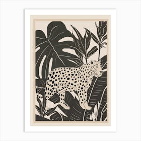 Minimal Jungle Abstract Art Art Print