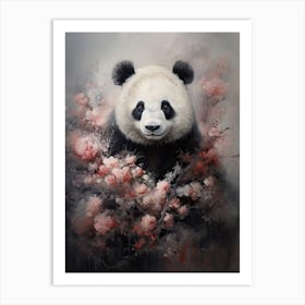 Panda Art In Romanticism Style 2 Art Print