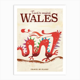 Travel To Magical Wales Art Print