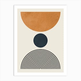 Circles and lines 13 1 Art Print